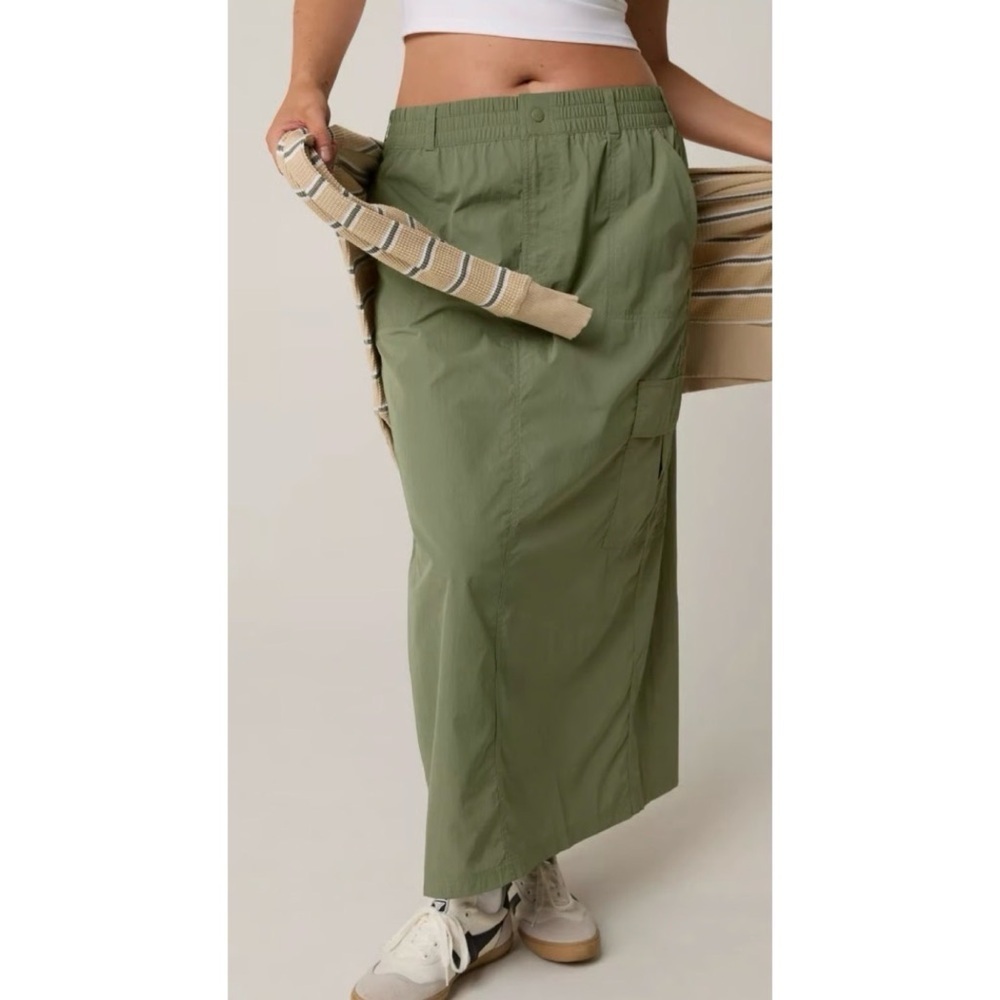 Offline by Aerie On The Move Maxi Cargo Skirt